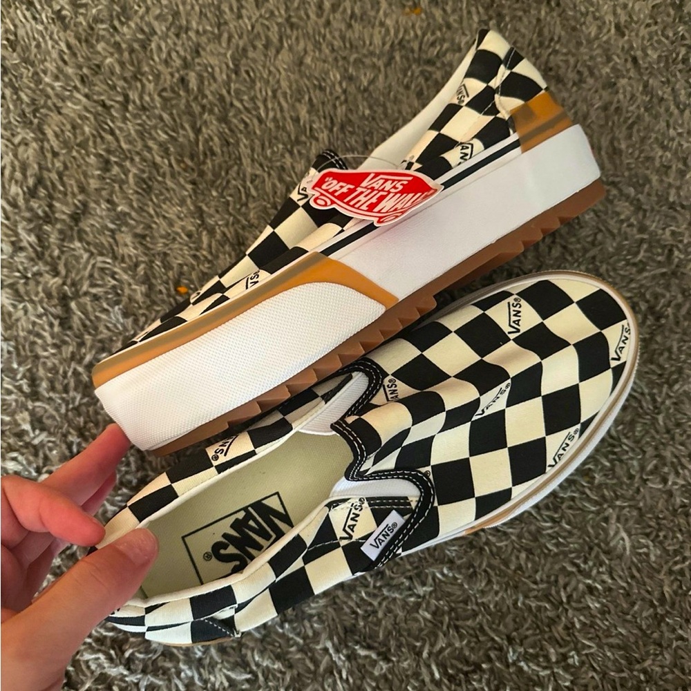 Vans Stacked Checkered Platform Sk8
